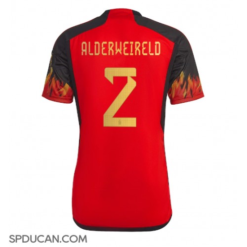 Muški Nogometni Dres Belgija Toby Alderweireld #2 Domaci SP 2022 Kratak Rukav